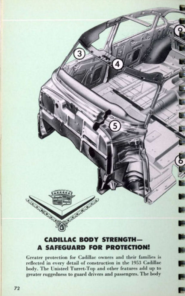 1953 Cadillac Salesmans Data Book Page 138